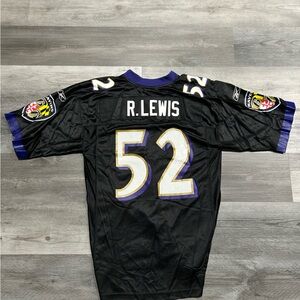 Ray Lewis - Baltimore Ravens #52 Black Jersey